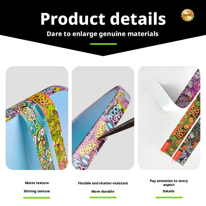 Graphic Paddle Edge Tape