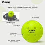 X-Ace Pickleballs – 60 Pack