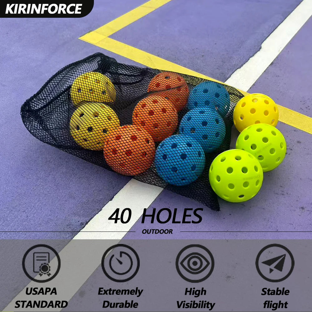Kirinforce 40-Hole Pickleball
