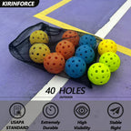 Kirinforce 40-Hole Pickleball